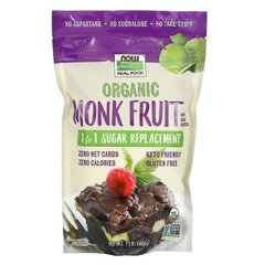 Экстракт архата заменитель сахара 1:1 Now Foods (Organic Monk Fruit) 454 г купить в Киеве и Украине