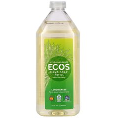 Earth Friendly Products, Ecos, мило для рук, лимонна трава, 32 рідкі унції (946 мл)