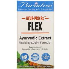 Для кісток і суглобів, AYUR Pro Rx, Flex, Paradise Herbs, 60 вегетаріанських капсул