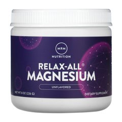 MRM, Relax-All Magnesium, магний, с нейтральным вкусом, 226 г (8 унций) купить в Киеве и Украине