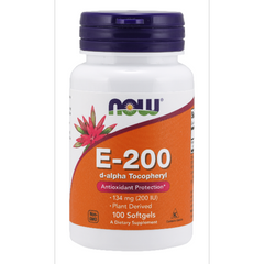 Вітамін E Now Foods (Е-200) 100 желатинових капсул