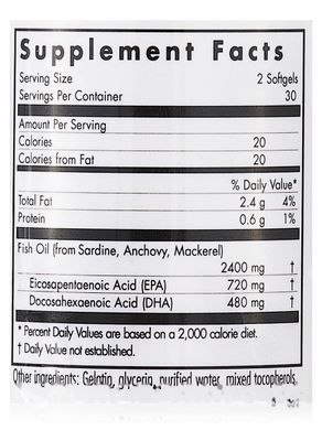 Super EPA Fish Oil Concentrate, Allergy Research Group, 60 capsules