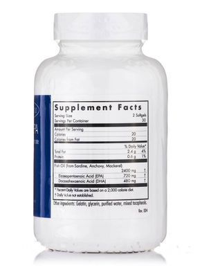 Super EPA Fish Oil Concentrate, Allergy Research Group, 60 capsules