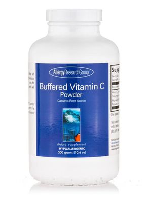 Забуферений порошок вітаміну С, Buffered Vitamin C Powder, Allergy Research Group, 300 г