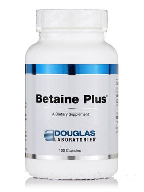 Бетаїн Douglas Laboratories (Betaine Plus) 100 капсул