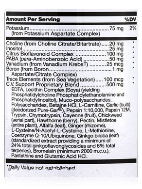 Vitamins to support the heart Douglas Laboratories (C.V. Support Formula) 120 tablets