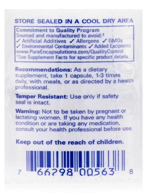 Кошачий коготь Pure Encapsulations (Cat's Claw) 90 капсул купить в Киеве и Украине