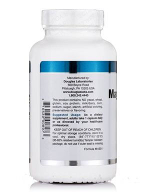 Магній Оксид Douglas Laboratories (Magnesium Oxide) 500 мг 250 капсул