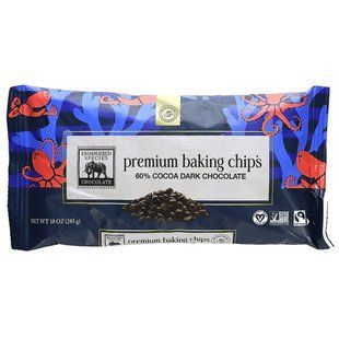 Endangered Species Chocolate, Premium Baking Chips, Dark Chocolate, 60% Cocoa, 10 oz (285 g) купить в Киеве и Украине