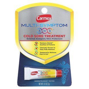 Carmex, Multi-Symptom, 3 In 1 Cold Sore Treatment, 0.07 oz (2 g) купить в Киеве и Украине