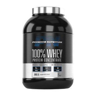 Протеин сывороточный 100% Whey Protein Concentrate Premium Nutrition(Whey Protein Concentrate) 2 кг ваниль купить в Киеве и Украине