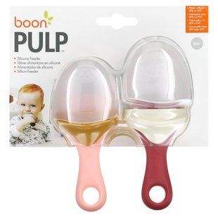 Boon, Pulp, Silicone Feeder, 6 Months +, 2 Feeders купить в Киеве и Украине