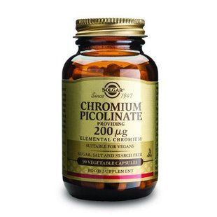 Хром Пиколинат Solgar (Chromium Picolinate) 200 мкг 90 капсул купить в Киеве и Украине