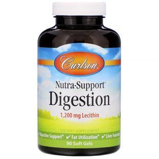 Nutra-Support Digestion Carlson Labs 1200 mg 90 gel capsules