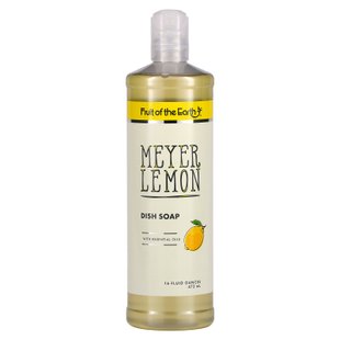 Мыло для посуды, лимон, Meyer Lemon Dish Soap, Fruit of the Earth, 473 мл купить в Киеве и Украине