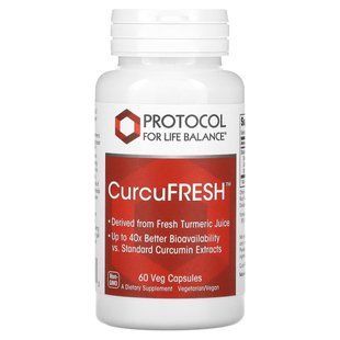Protocol for Life Balance, CurcuFRESH, 60 рослинних капсул