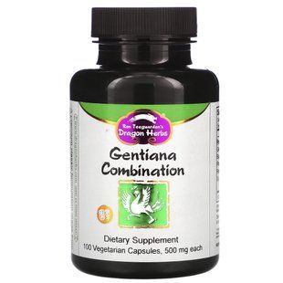 Трав'яна формула Gentiana Dragon Herbs 500 мг 100 капсул