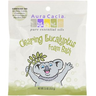 Пена для ванны с эвкалиптом очищающая Aura Cacia (Foam Bath) 70.9 г купить в Киеве и Украине