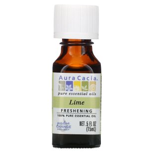 Эфирное масло лайма Aura Cacia (Oil Lime) 15 мл купить в Киеве и Украине