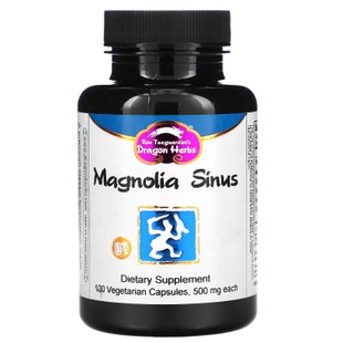 Магнолия Dragon Herbs (Magnolia Sinus) 500 мг 100 капсул купить в Киеве и Украине