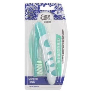 GuruNanda, Basics, Folding Toothbrush, Soft , 1 Toothbrush купить в Киеве и Украине