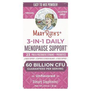 MaryRuth's, 3-in-1 Daily Menopause Support, Unflavored, 60 Billion CFU, 0.5 oz (15 g) купить в Киеве и Украине