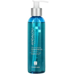 Очищающий гель для жирной кожи чайный гриб Andalou Naturals (Cleansing Gel) 178 мл купить в Киеве и Украине