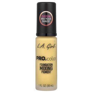 L.A. Girl, PRO.color Foundation Mixing Pigment, GLM712 Yellow, 1 fl oz (30 ml)