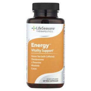 Energetic Support, LifeSeasons, 60 vegetarian capsules