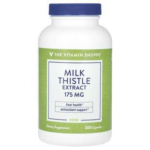 The Vitamin Shoppe, Milk Thistle Extract, 175 mg, 300 Capsules купить в Киеве и Украине