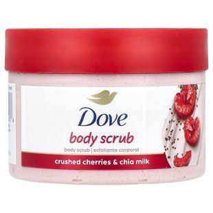 Dove, Body Scrub, Crushed Cherries & Chia Milk, 10.5 oz (298 g) купить в Киеве и Украине