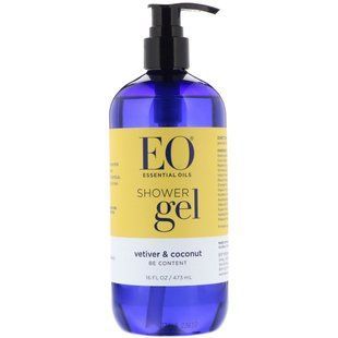 Гель для душа, ветивер и кокос, EO Products, 16 жидких унций (473 мл) купить в Киеве и Украине
