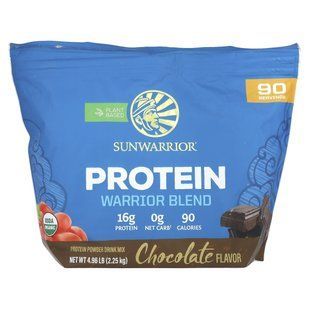 Sunwarrior, Warrior Blend, протеїн, шоколад, 2,25 кг (4,96 фунта)