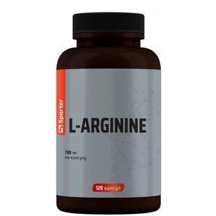 Sporter, L-Arginine 700 мг - 120 капс купить в Киеве и Украине