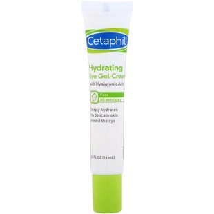 Увлажняющий крем-гель для век с гиалуроновой кислотой Cetaphil (Hydrating Eye Gel-Cream with Hyaluronic Acid) 14 мл купить в Киеве и Украине