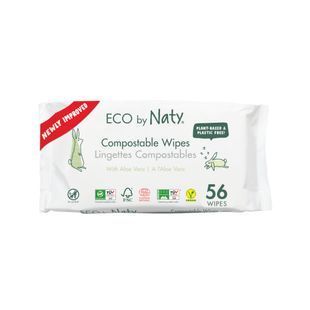 Органические салфетки Eco by Naty с алоэ 56 шт купить в Киеве и Украине