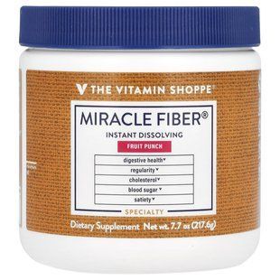 The Vitamin Shoppe, Miracle Fiber, Fruti Punch, 7.7 oz (217.6 g) купить в Киеве и Украине