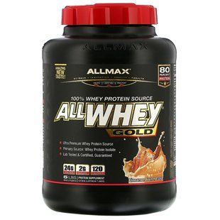 Whey Protein ALLMAX Nutrition (AllWhey Gold) 2270g French Toast with Cinnamon.