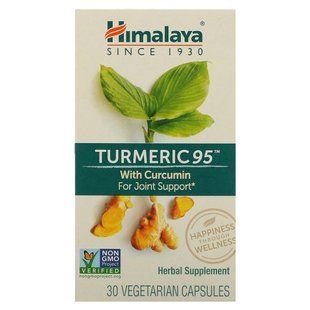 Turmeric 95 with Curcumin for Joint Support Himalaya (Turmeric 95 with Curcumin) 30 Vegetarian Capsules