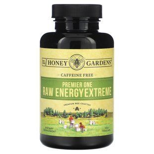 Honey Gardens, Premier One, Raw Energy Extreme, Caffeine Free, 100 Vegcaps купить в Киеве и Украине