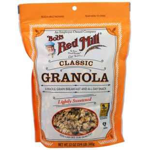 Мюсли гранола подслащенная Bob's Red Mill (Classic Granola) 340 г купить в Киеве и Украине