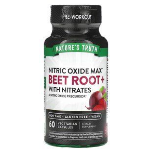Nature's Truth, Nitric Oxide, Beet Root+ with Nitrates, 60 Vegetarian Capsules купить в Киеве и Украине