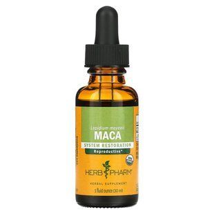 Мака, цельный корень, Herb Pharm, 1 жидкая унция (29,6 мл) купить в Киеве и Украине