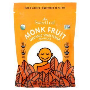 Wisdom Natural, Sweet Leaf, Monk Fruit Organic Sweetener, Granular, 8.47 oz (240 g) купить в Киеве и Украине