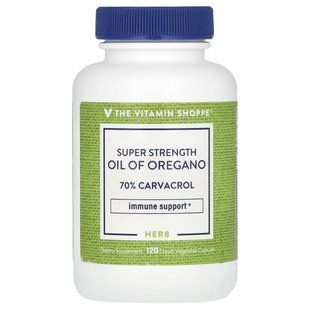 The Vitamin Shoppe, Super Strength Oil of Oregano, 120 Liquid Vegetable Capsules