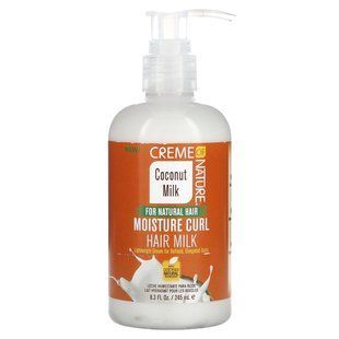 Creme Of Nature, Moisture Curl Hair Milk, For Natural Hair, Coconut Milk, 8.3 fl oz (245 ml) купить в Киеве и Украине