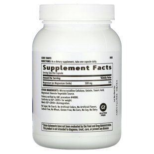 Магний, Magnesium, GNC, 500 мг, 120 капсул купить в Киеве и Украине