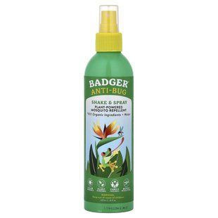 Рослинний репелент від комарів Badger (Plant-Based Mosquito Repellent) 237 мл