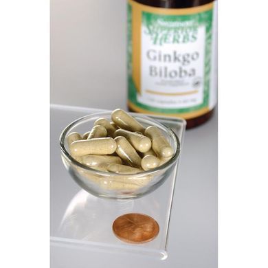 Гинкго билоба Swanson (Ginkgo Biloba Standardized) 60 мг 120 капсул купить в Киеве и Украине