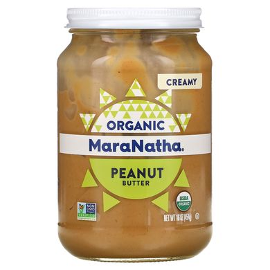 Сливочное арахисовое масло органик MaraNatha (Peanut Butter) 454 г купить в Киеве и Украине